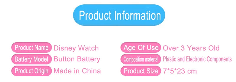 Disney Marvel Figure Spiderman Minnie McQueen 24 Projection Watch Digital Clock Student Wristwatches Kids Toy Boy Birthday Gifts