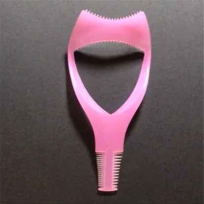 Eyelash Tools 3 In 1 Makeup Mascara Shield Guard Curler Applicator Comb Guide Card Makeup Tool Beauty Cosmetic Tool 3 Colors