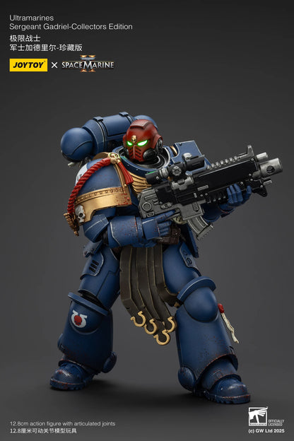 JOYTOY 1/18 Actionfigur 40K Ultramarines Lieutenant Titus Sergeant Gadriel Brother Chairon – Sammleredition