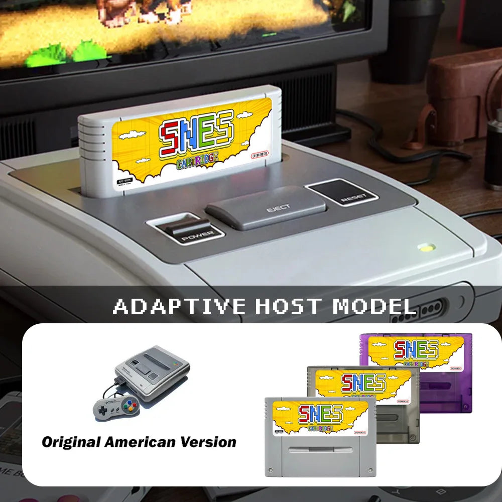 3000-in-1 SFC Memory Card with 8GB TF Game Cartridge for Super Famicom SNES Game Console - Gaming Accessories