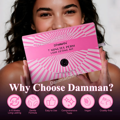 Damman Professional Lash Lifting Kit Eyelash Curling Lifting Set Long Lasting Lash Lift Perm Kit Makeup Tools For Salon Use