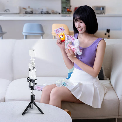 Portable LED Selfie Light Camera Mini Fill Light Rechargeable Phone Night Lights USB Clamp Lamp For Laptop Tablet TikTok Video