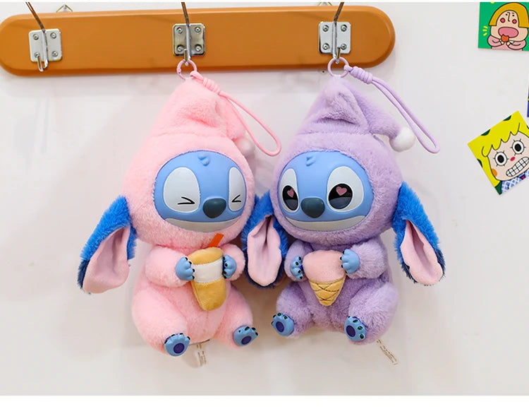 New Stitch Eat Some Thing Before Sleep Series Vinyl Blind Box Bag plush Pendant Cute Doll Mystery Box Toy Adult Birthday Gift