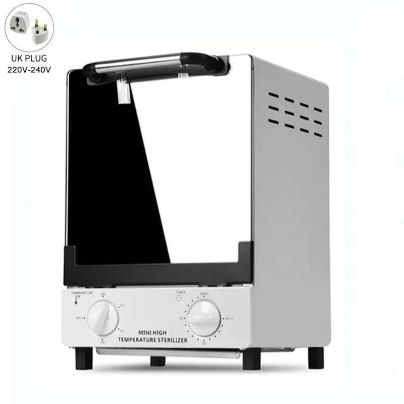 10L Nail Tool Sterilizer Large Capacity Multifunctional Dry High Temperature Sterilizer 1000W For Sterilizing Hair Salon Tool