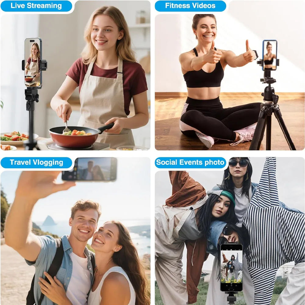 Phone Selfie Monitor Screen Wireless Magnetic Mount Vlog Phone Rear Camera Selfie WiFi Bluetooth Connection for Selfie Live