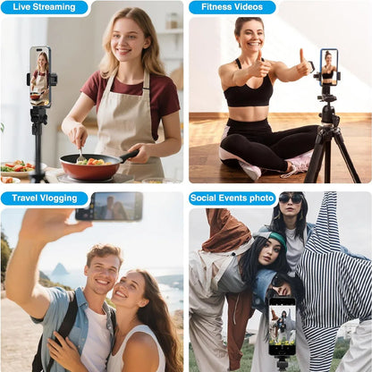 Phone Selfie Monitor Screen Wireless Magnetic Mount Vlog Phone Rear Camera Selfie WiFi Bluetooth Connection for Selfie Live