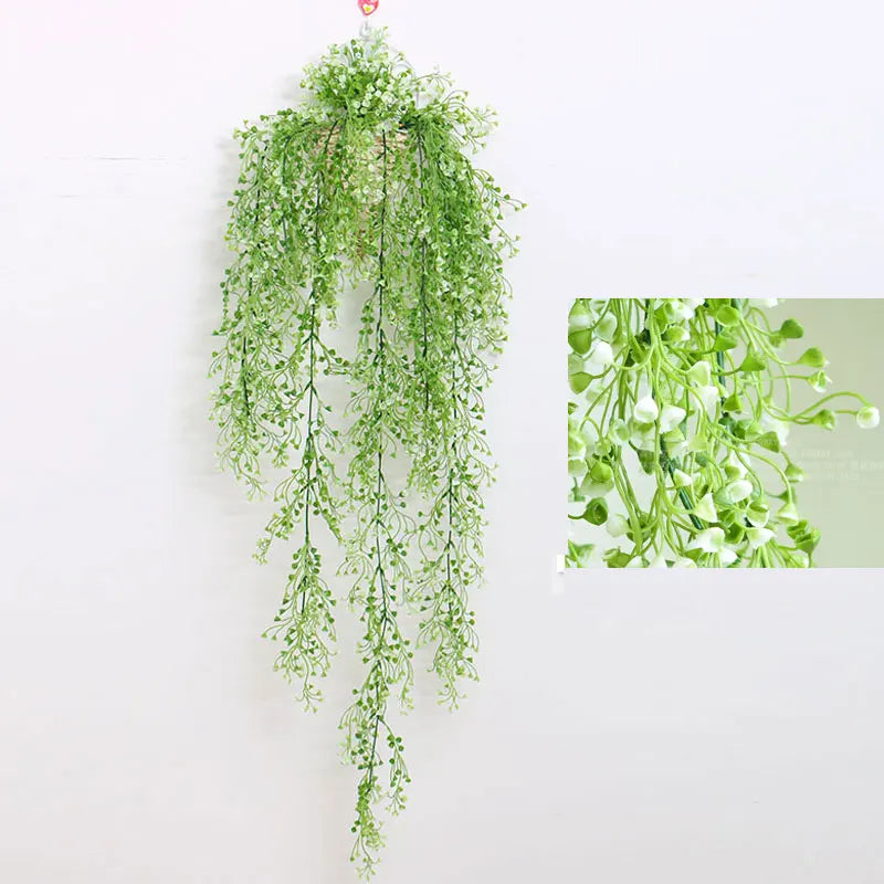 Livingandhome Realistic Artificial Hanging Vine Plants, 82cm