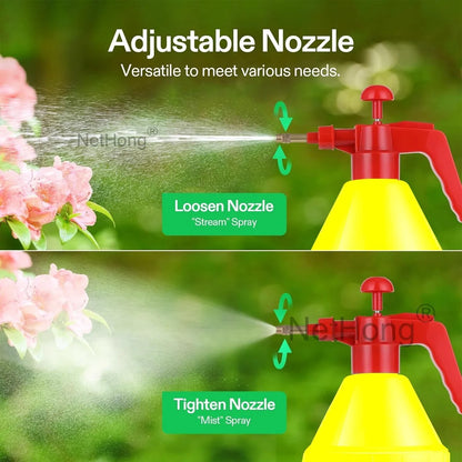1L Handheld Sprayer,Garden Bottle, Hand Pressure Spray, Air Pump Sprayer