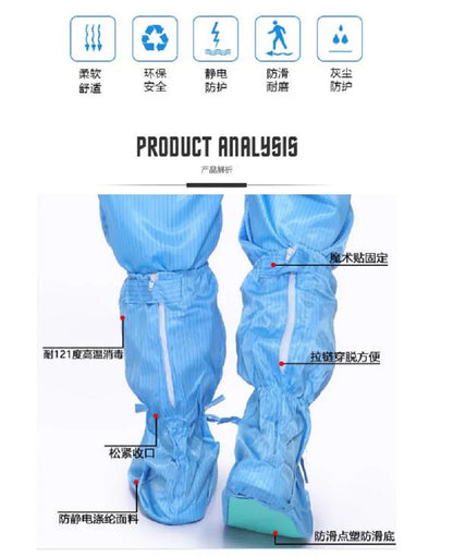 Isolations-Arbeitskleidung vom geteilten Typ. Wiederverwendbare, antistatische Unisex-Sicherheitskleidung mit Taschen. Staubdichte, saubere Lackmaterialien