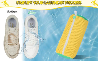 Shoes Washing Bag Laundry Bag Padded Shoe Protector Fluffy Fiber Polyester laundry Wash Bag Machine Washable Organizer