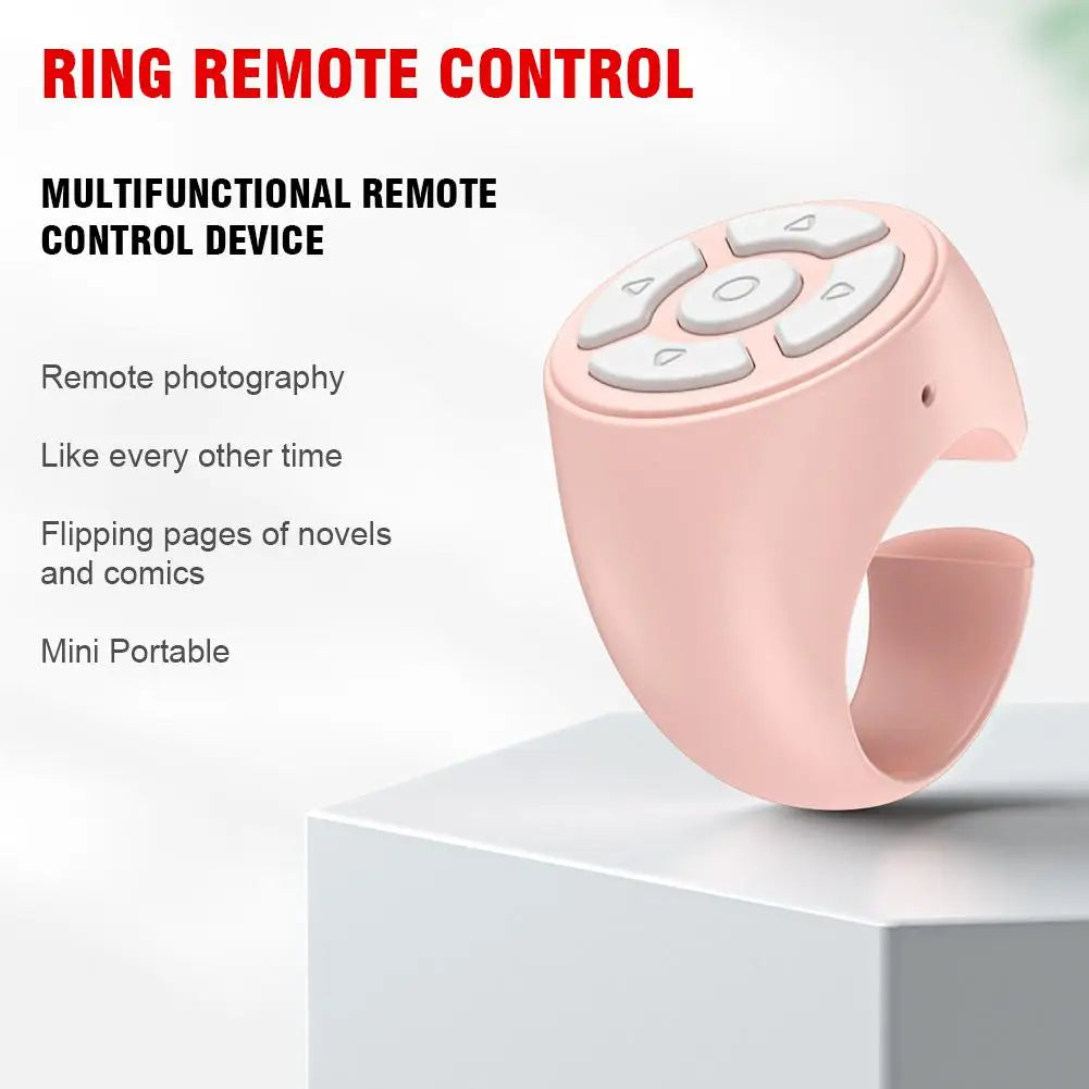 Blutooth Remote Control Scrolling Finger Tiktoks Remote Mobile Phone Video Remote Control Selfie Stick Camera Controller