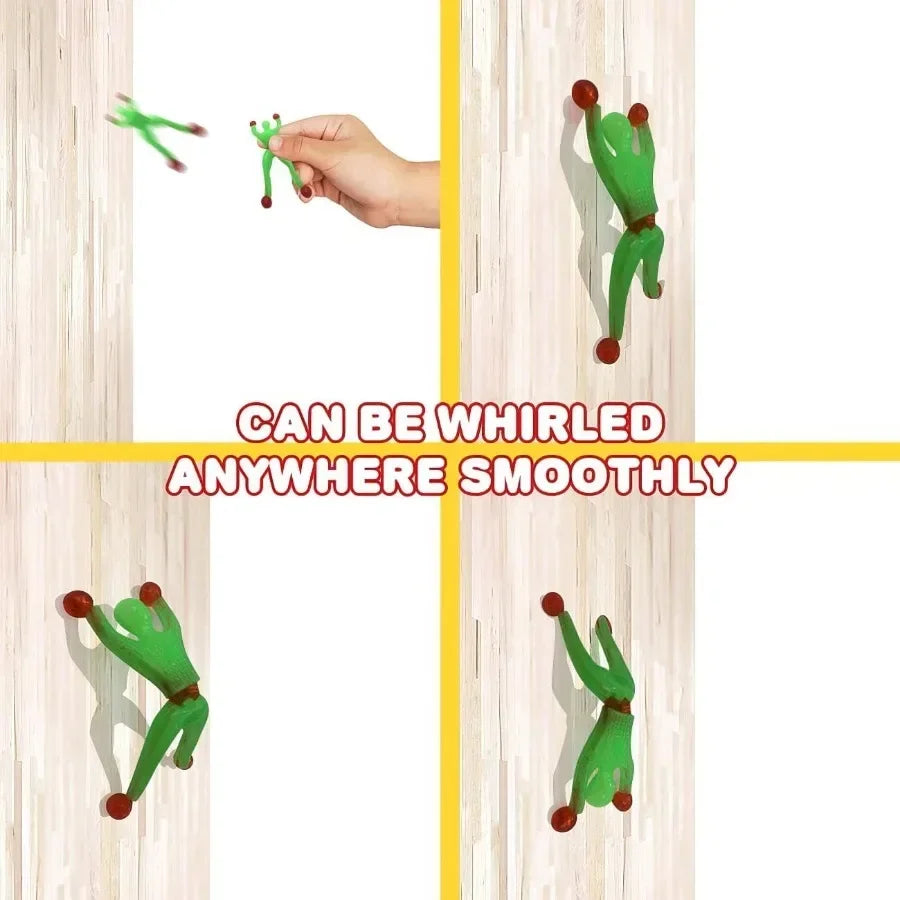 10/100Pcs Novelty Sticky Wall Climbing Climber Men Kids Boy Birthday Party Favors Supplies Pinata Fillers Treat Bag Gifts