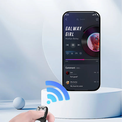 for TIK Tok Scrolling Ring Bluetooth-Compatible Selfie Stick Camera Controller Fingertip Selfie Video Controller for iPhone-iPad