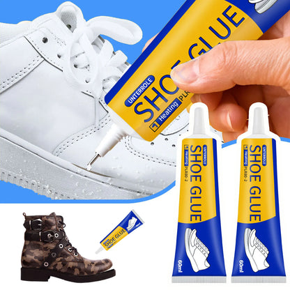 Clear Shoe Repair Adhesive Low Odor Strong Adhesive Soft Resin Shoe Glue for Fixing Worn Shoes or Boots