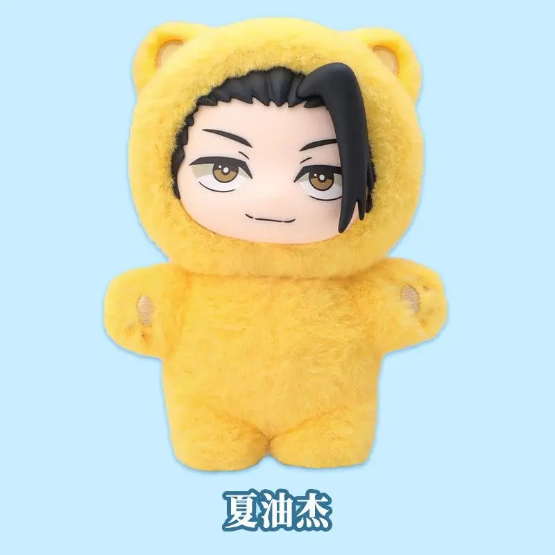 Genuine Eaki Jujutsu Kaisen Season 2 Cat Park Party Gojo Satoru Blind Box Plush Doll Bag Pendant Model Collection Gifts