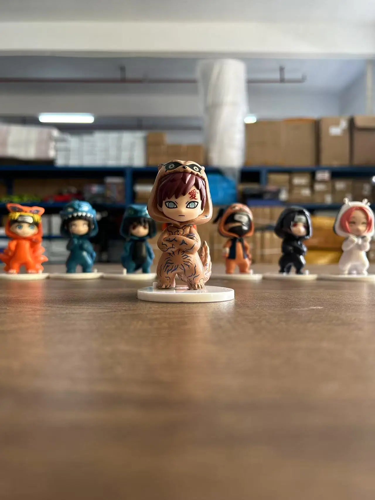 Naruto Bnfigureq Pajamars Series Blind Box Action Figures Model Sasuke Kakashi Costume Design Decoration Gift Toy