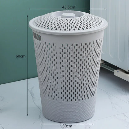 Multi-functional Plastic Household Dirty Laundry Baskets Bathroom Clothes Storage Bucket Living Room Children Toy Basket