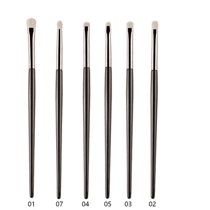 1pc White Pony Hair Eyeshadow Makeup brushes Small Smudge Precision Crease Detail Bevel Eye Shadow Make up brush Liner Lip