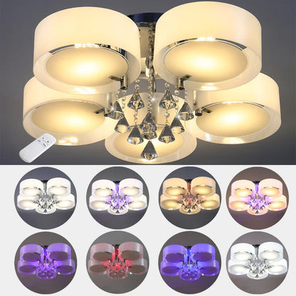 LED Crystal Ceiling Light Chandelier Lamp, 5/7 Head