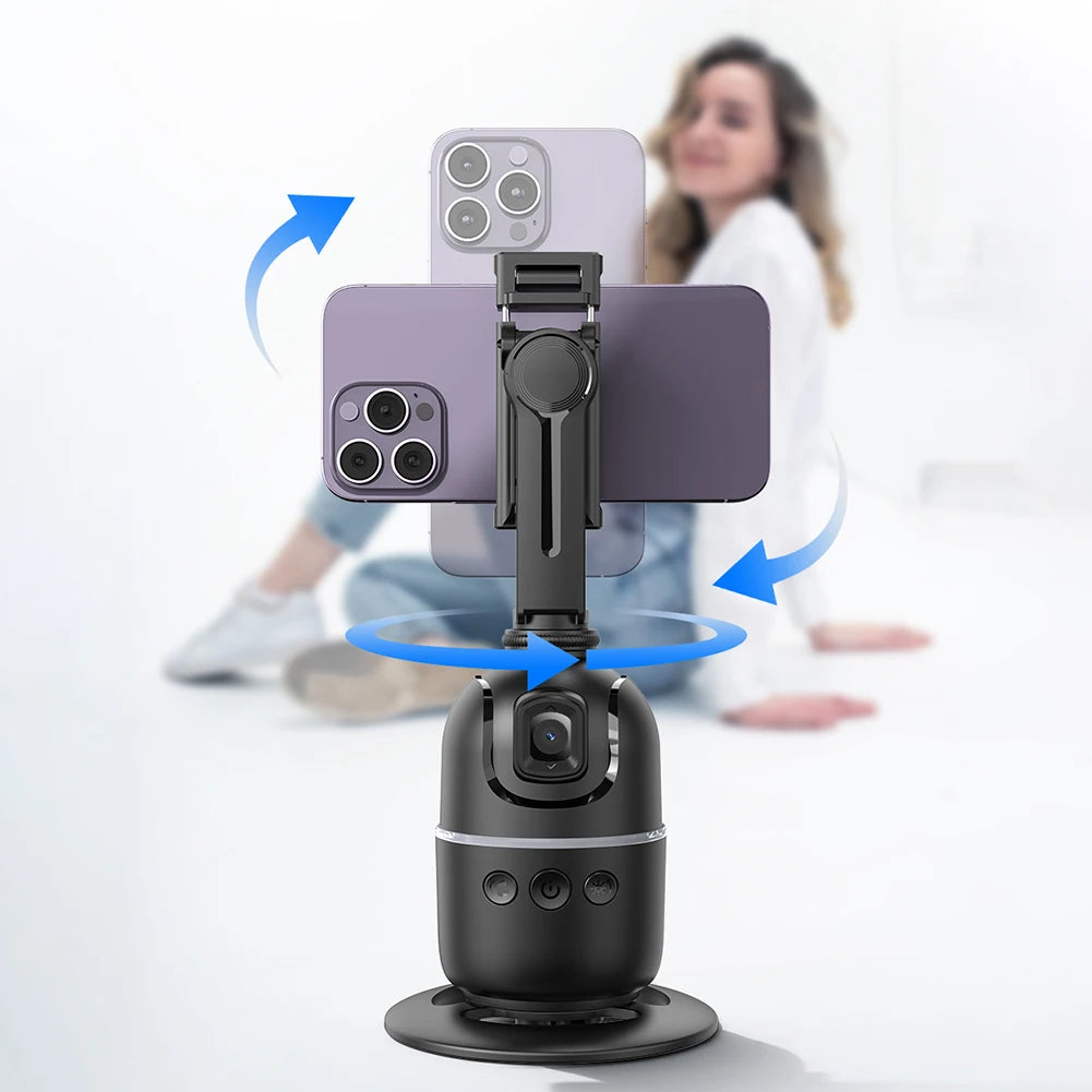 Auto Face Tracking Tripod No App Smart Shooting Stand with Remote & Gesture Control Gimbal Stabilizer for  Video Recording