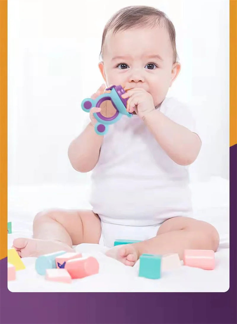 Baby Teether Nipple Fruit Food Feeder For New BornSilicona Teethers Fresh Food Nibbler Pacifier Clip Baby Accessories BPA Free