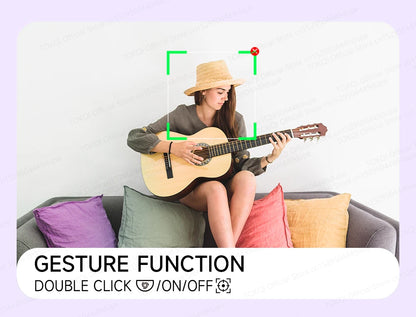 C22 AI Face Tracking Handheld Gimbal Stabiliser 360° Rotation Shoot Selfie Stick Tripod for Mobile Phone, 1/4'' Screw for Camera