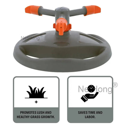 8 Function Garden Lawn Grass Water Sprinkler Hose Irrigation Watering Spray 360°