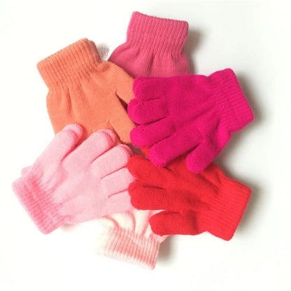 Premium Toddler Winter Gloves - Plush Lined Knitted Mittens for Kids Ages 2-6 Years