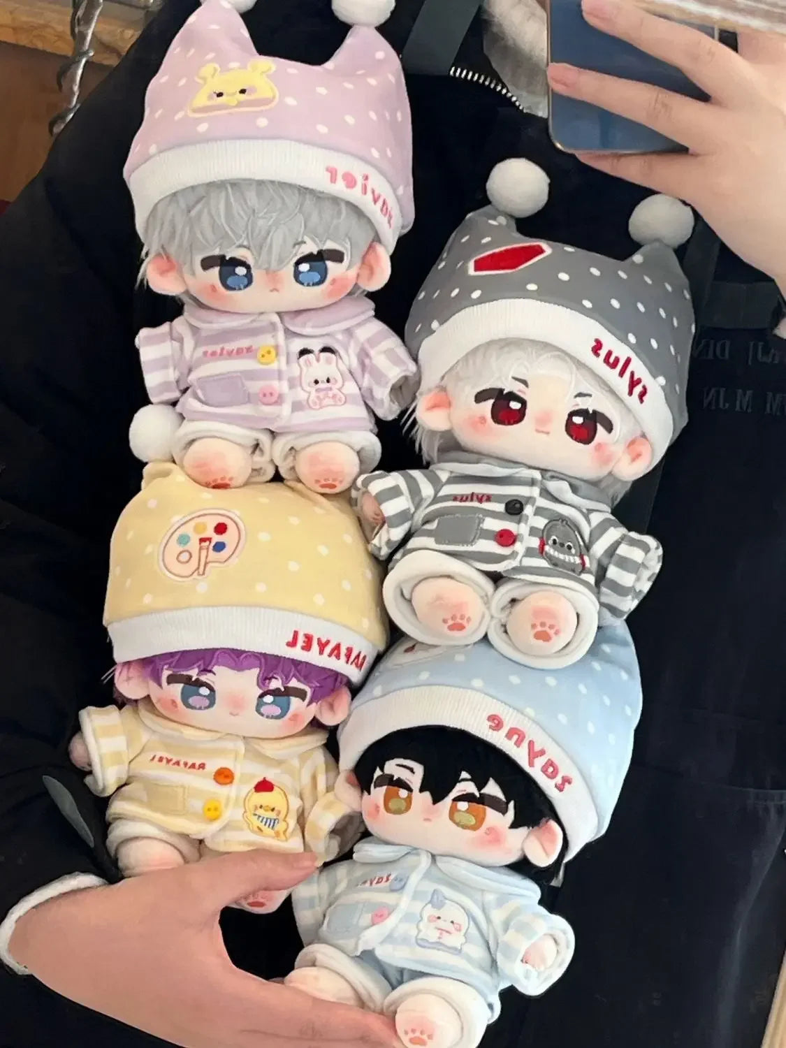 10/20/40cm Doll Plush Clothes Land D Zayne Rafayel Xavier Caleb Cartoon Toys Accessories Changing ClothesStuffed