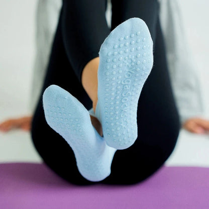 High Quality Women Yoga Socks Anti-Slip Breathable Backless Pilates Socks Ankle Ladies Ballet Dance Sports Socks for Fitness Gym