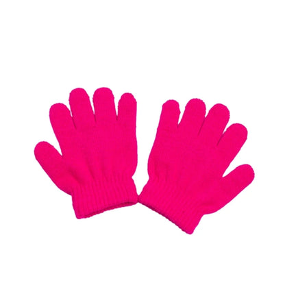 Premium Toddler Winter Gloves - Plush Lined Knitted Mittens for Kids Ages 2-6 Years