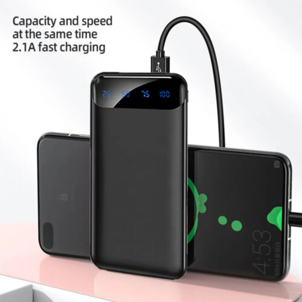 20000mAh Power Bank 120W Charging Battery High Capacity Digital Display Power Bank For Iphone Samsung Huawei