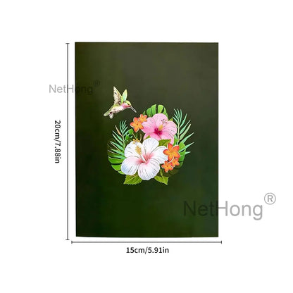 3D Butterfly Pop Up Greeting Cards Postcard For Valentine's Day, Mother, Anniversary, Wedding Invitation Greeting, Birthday Gift