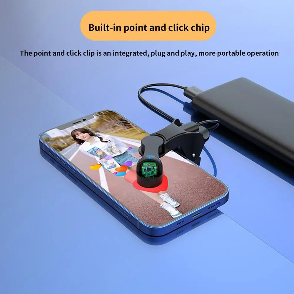 Auto Screen Clicker for Smart Phone Apps Video Live Streaming Gadget Smartphone Game Screen Touch Digital Tripods Tapper