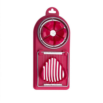 Multifunctional PP Base egg cutter 2-in-1 stainless steel wire pull egg cutter for hanging high-quality kitchen accessory tools