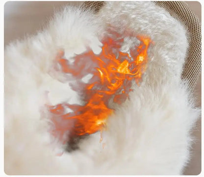 Kids Winter Slippers - Luxury Fur Lined Non-Slip Indoor Boots for Boys & Girls