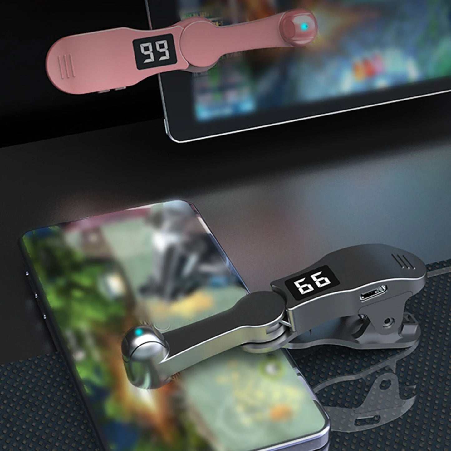 Digital Auto Screen Clicker Game Screen Touch Tripods Tapper USB Phone Screen Device for Smart Phone Gaming Shopping Giving Like