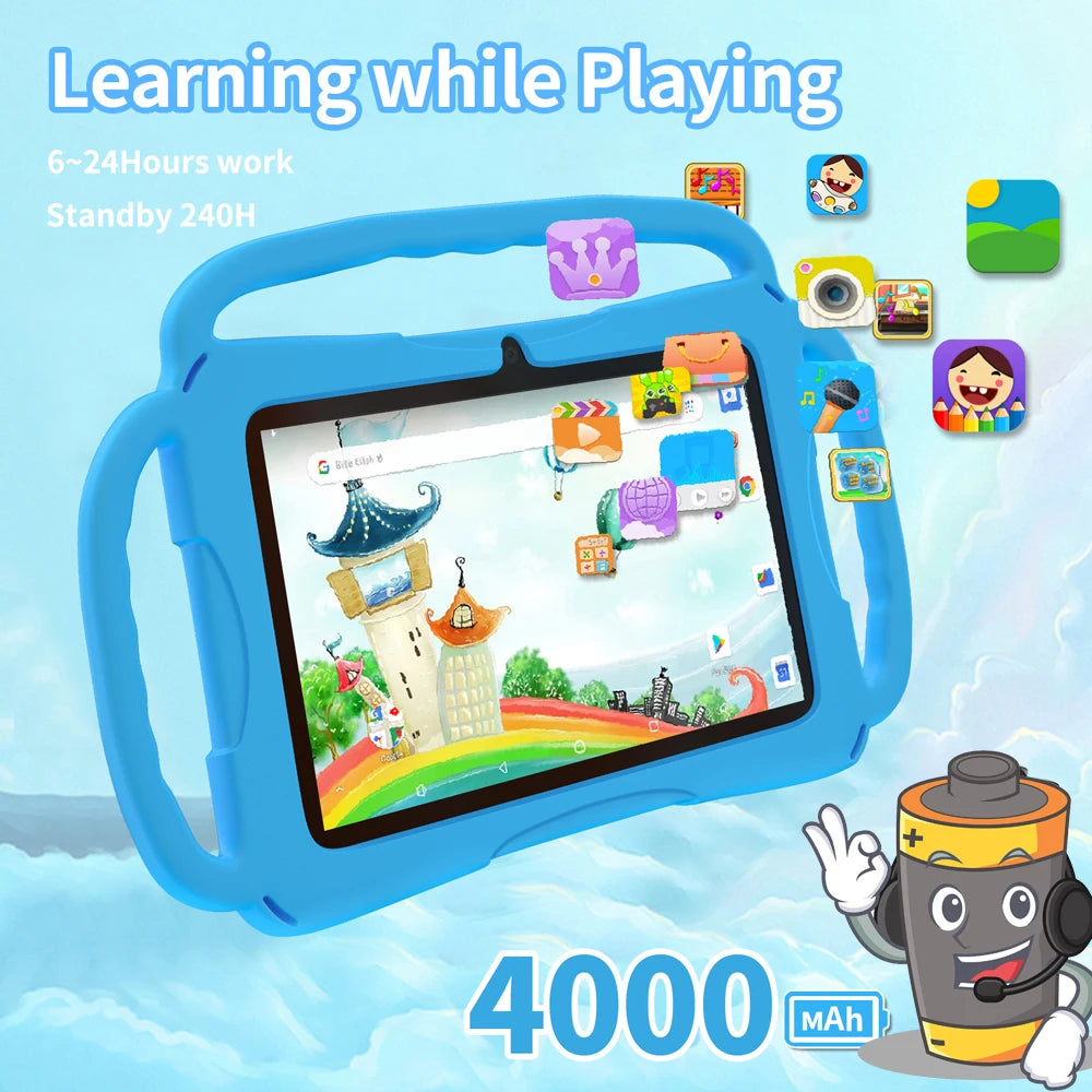 2024 Mini pc 7-inch Global Edition 5G WiFi PC Android Kids Tablet 2GB RAM 32GB ROM Android 9.0