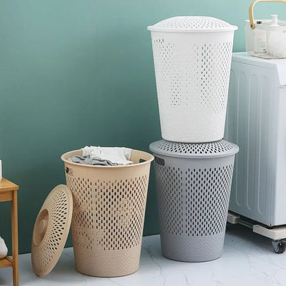 Multi-functional Plastic Household Dirty Laundry Baskets Bathroom Clothes Storage Bucket Living Room Children Toy Basket