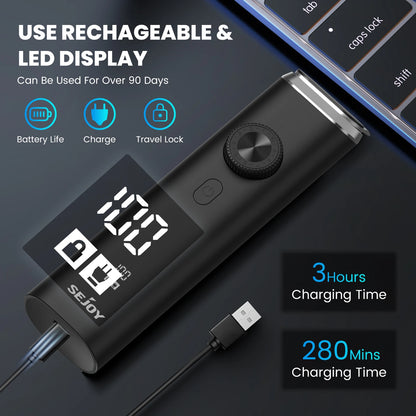 SEJOY Electric Hair Trimmer Kits,Men's Hair Clipper Professional Razor Nose Trimmer Reachageable Waterproof