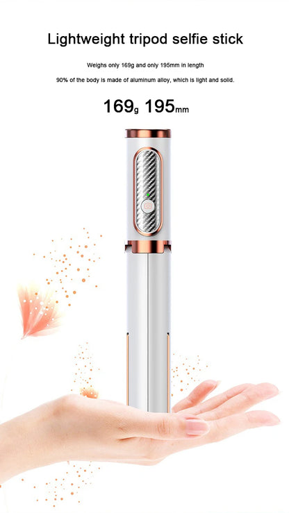 Selfie Stick Wireless Tripod Stand Bluetooth Remote Extendable Tripod for iPhone Mobile Phone Tiktok Live Streaming