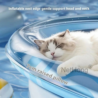 Tummy Time Mat Iatable Summer Cooling Pet Water Bed Cushion For Cats