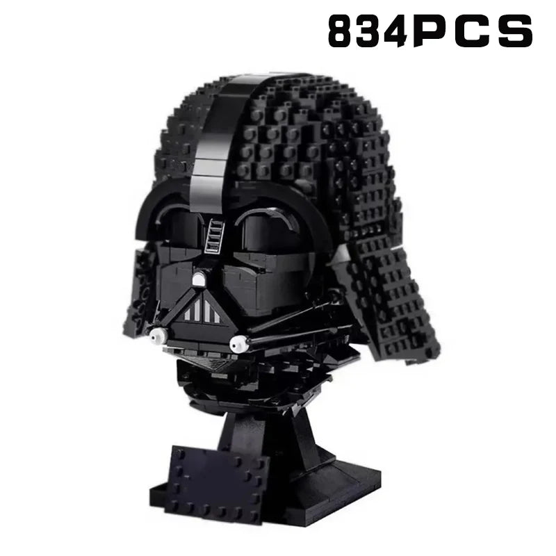 Moc Space Wars Helmet Stormtrooper Vader Fighter Building Blocks 75351 Model Bricks Toys For Kids Birthday Xmas Gifts Home Decor