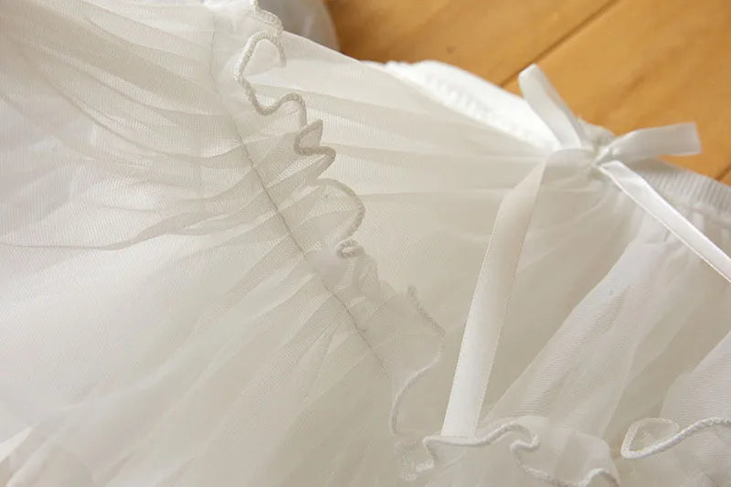 Kids Autumn Leggings Children Cute Thin Style Yarn Skirt Kids Solid Color Bow Skinny Pants