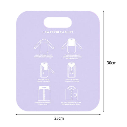 Plastic Clothes Folding Board Easy and Fast Kids Laundry Folder Shirt Folding Board Home Storage Tool for Kid Children Adults