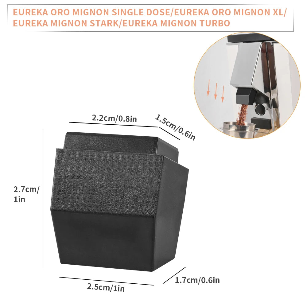 CAFEMASY Coffee Grinder Grind Spout Funnel Espresso Coffee Grinder Powder Outlet Mouth For Eureka Mignon Grinder Accessories