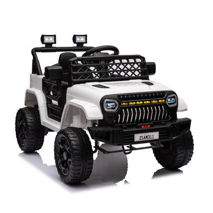 12V Ride On Car for Kids Electric Vehicle Toddles Battery Powered Truck Car Toy with Remote Control, 4-Wheel Suspension