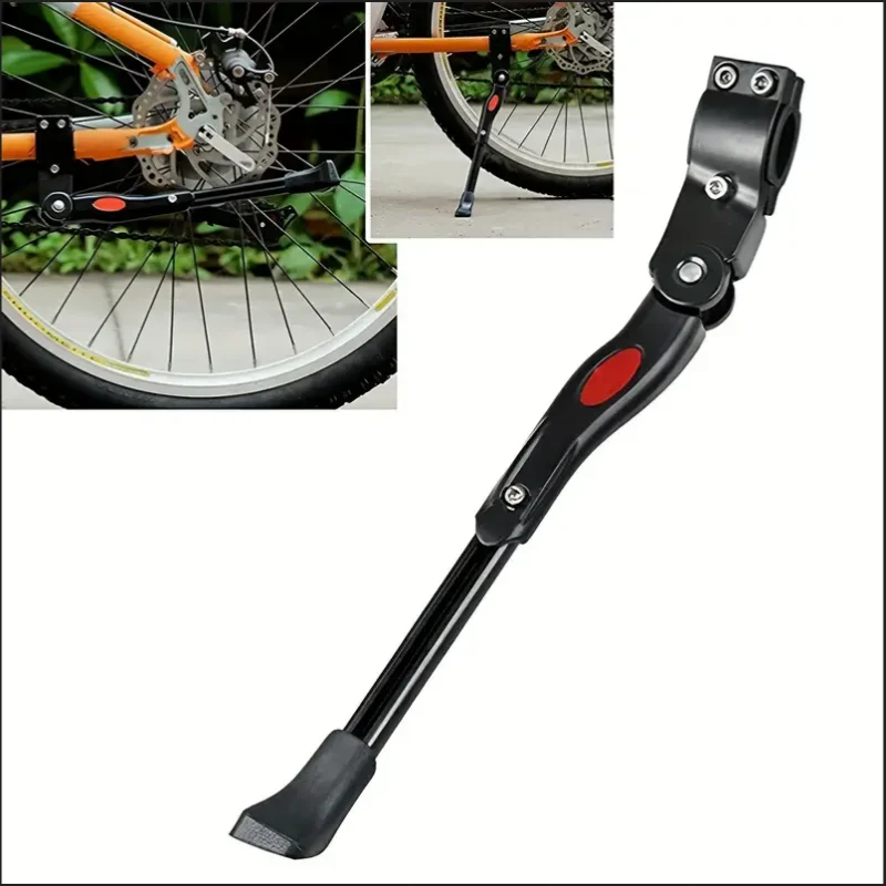 Aluminum Alloy Kickstand, Bicycle Rear Bracket Adjustable Length, MTB 26 Inch Bicycle Side Support
