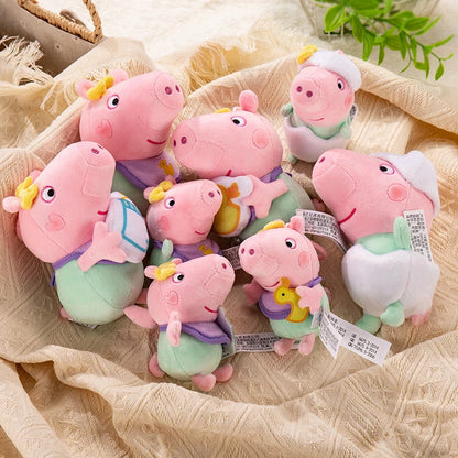 100% Genuine Peppa Pig Evy dinosaur Teddy Bear Peppa George Evie Plush Toy Boy Girl Birthday Gift Toys Christmas Stuffed Doll