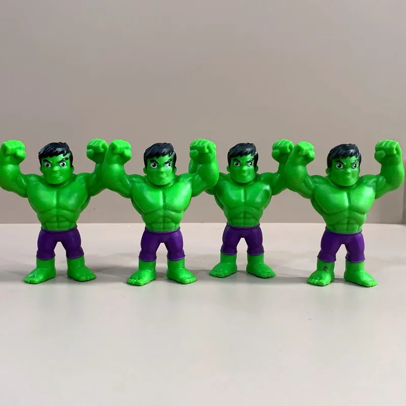 Set Marvel Spiedy & His Amazing Friends Hero Rhino Goblin Ghost Spider Doc Ock Trace- E Model Animated Action Figures Toys Gift